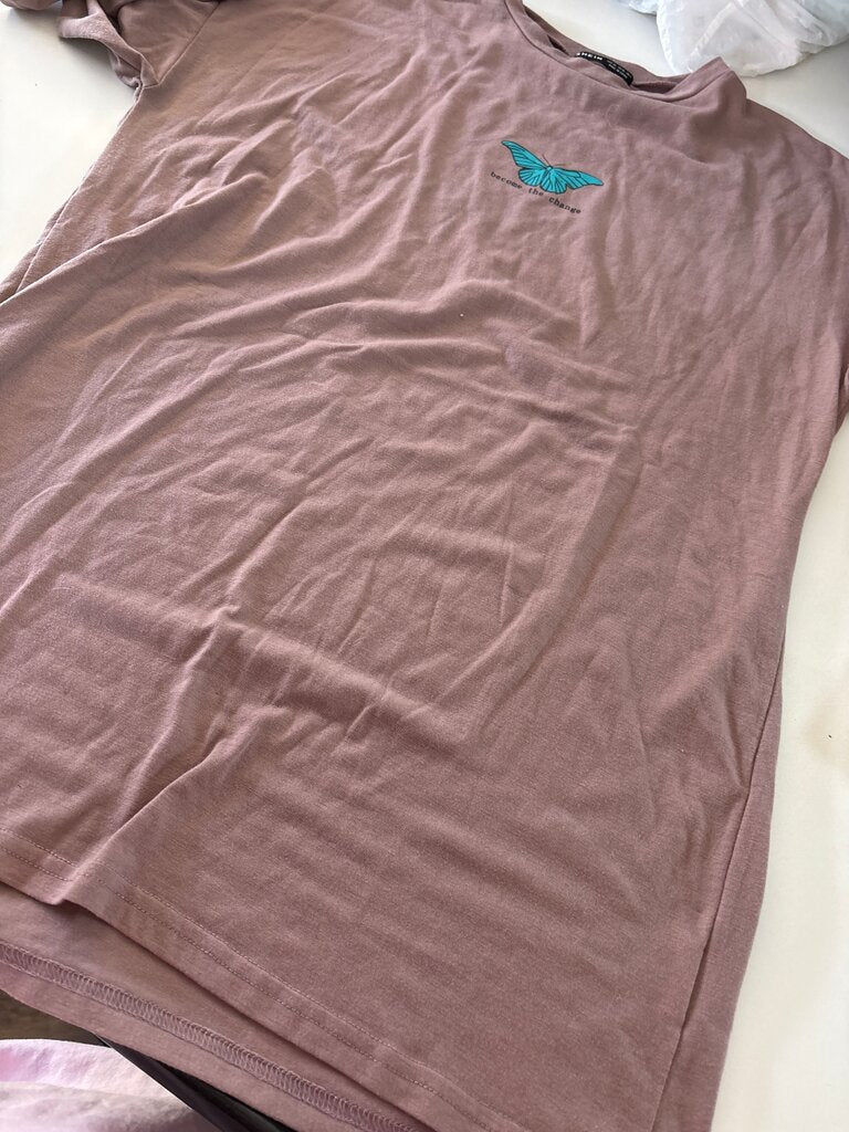 SHEIN Pink Graphic T-Shirt