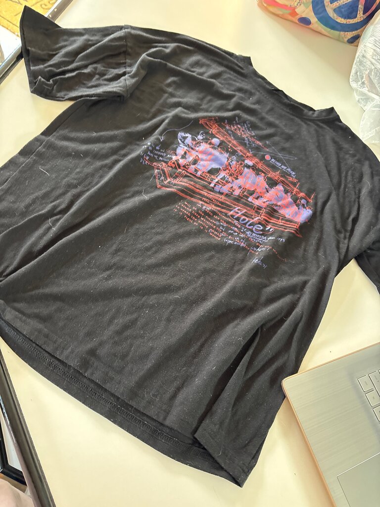 Graphic Print Black T-Shirt