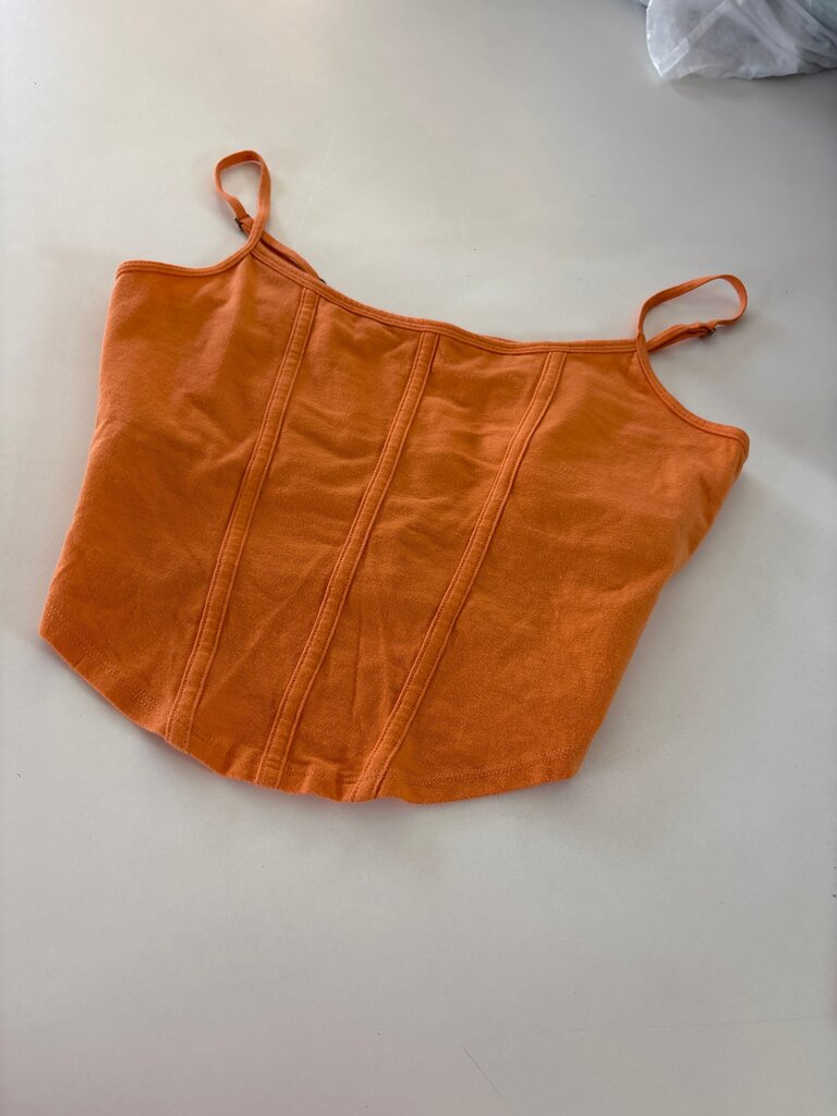 Hollister Orange Must-Have Crop Top