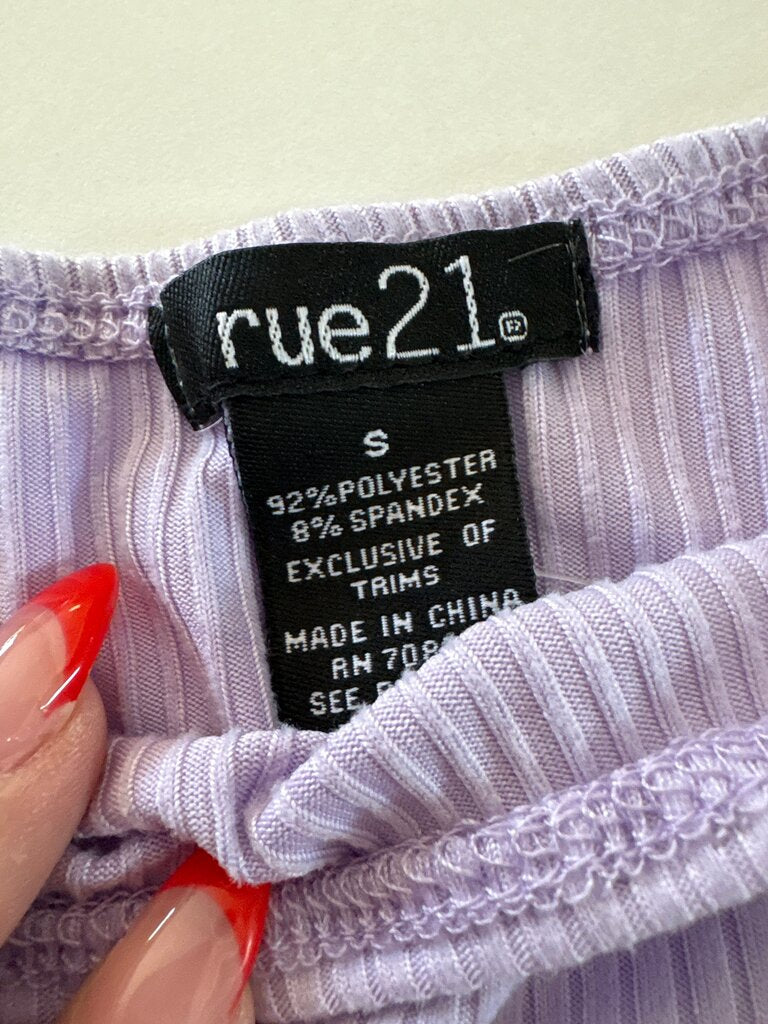Rue21 Off-Shoulder Ribbed Top