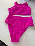Pink Two-Piece Swimsuit