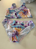Girls' Tie Dye Swimsuit Set
