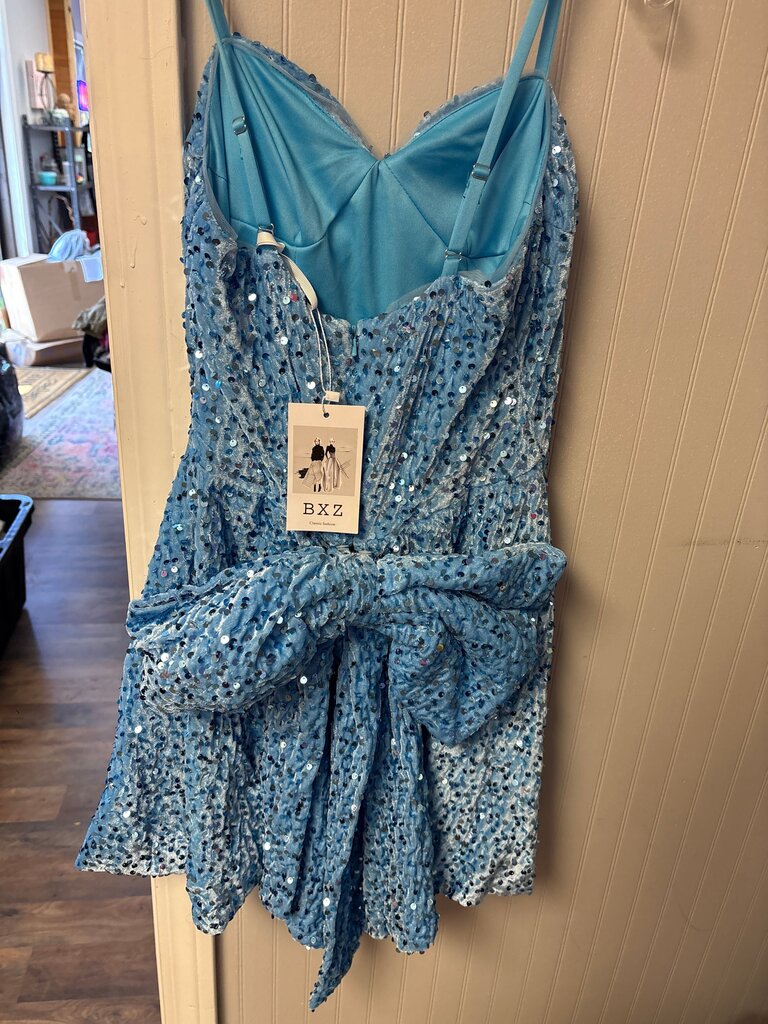 Sequin Blue Dress
