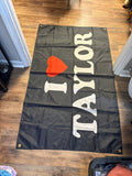 I Love Taylor Flag