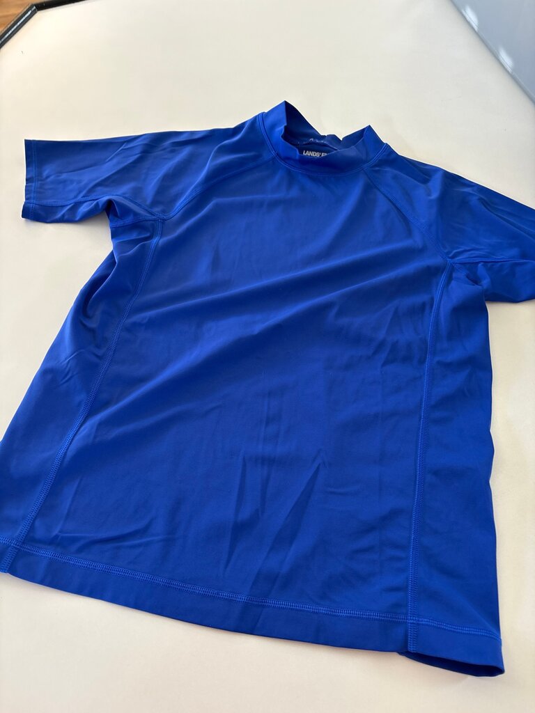 Lands' End Boys' Athletic Blue T-Shirt
