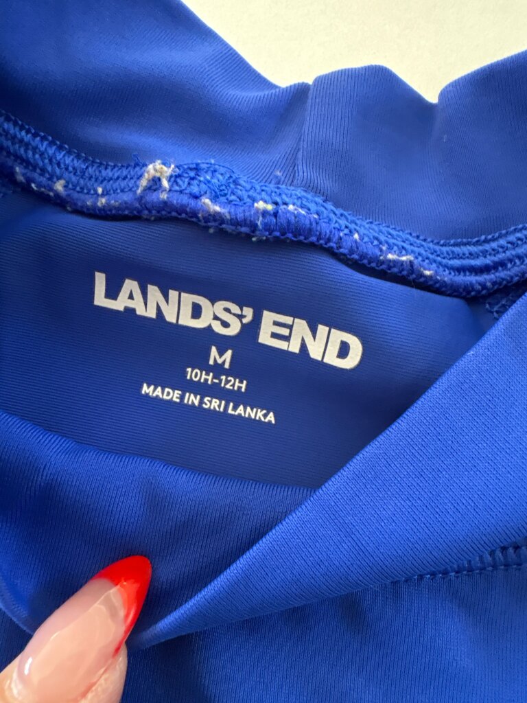 Lands' End Boys' Athletic Blue T-Shirt
