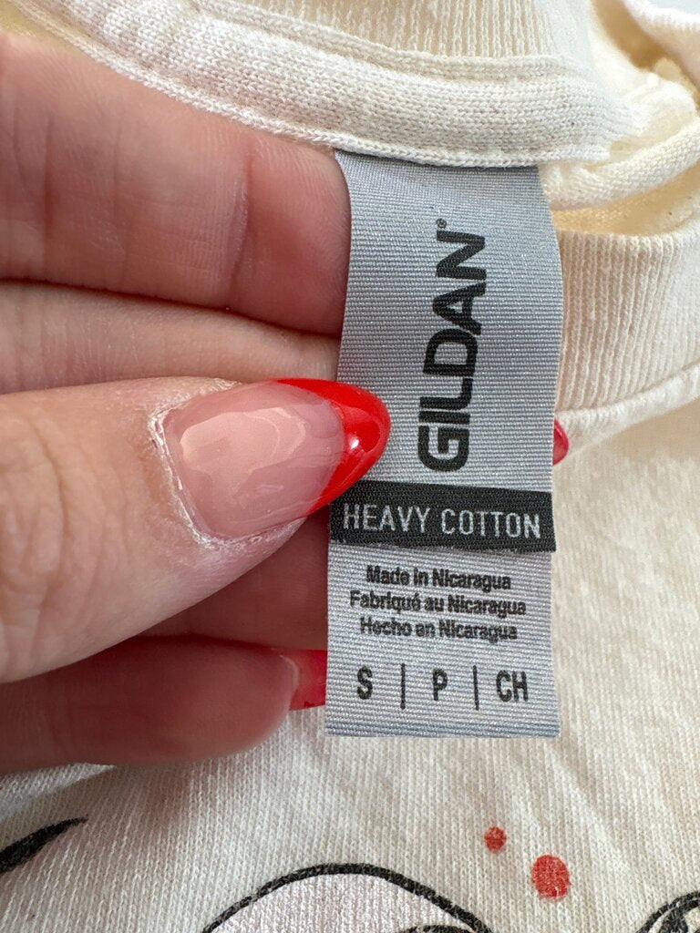 Gildan Heavy Cotton T-Shirt with Mickey Mouse Balloons Design