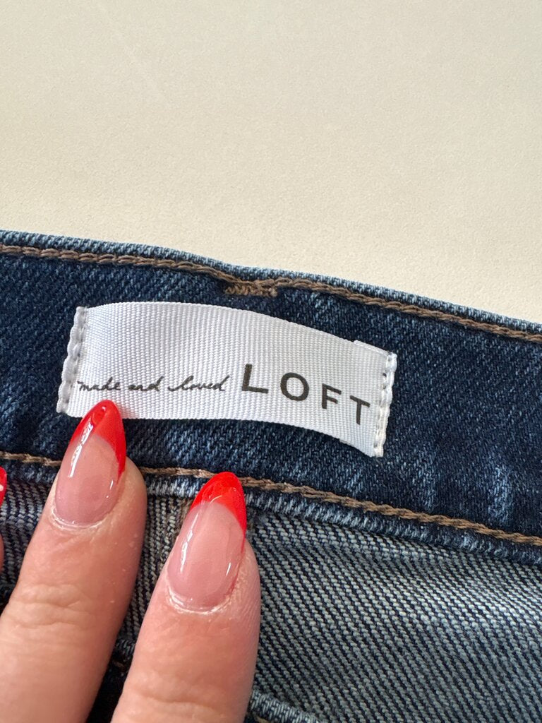 LOFT Women's Blue Skinny Jeans