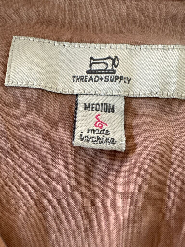 Thread & Supply Oversized Pink Dress