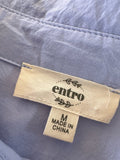 Entro Women's Light Blue Dress with Embroidery