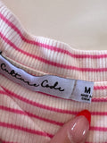 Cultrue Code Pink Striped Sleeveless Dress