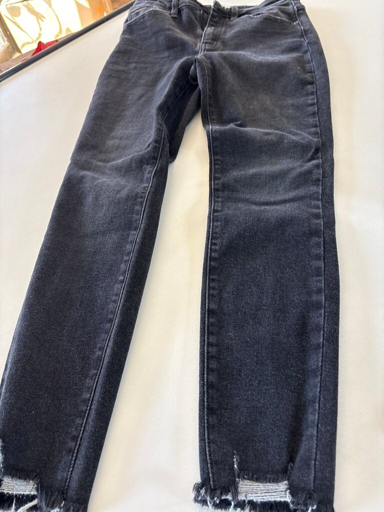 Women's Black Distressed Jeans