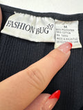 Fashion Bug Black V-Neck Tank Top