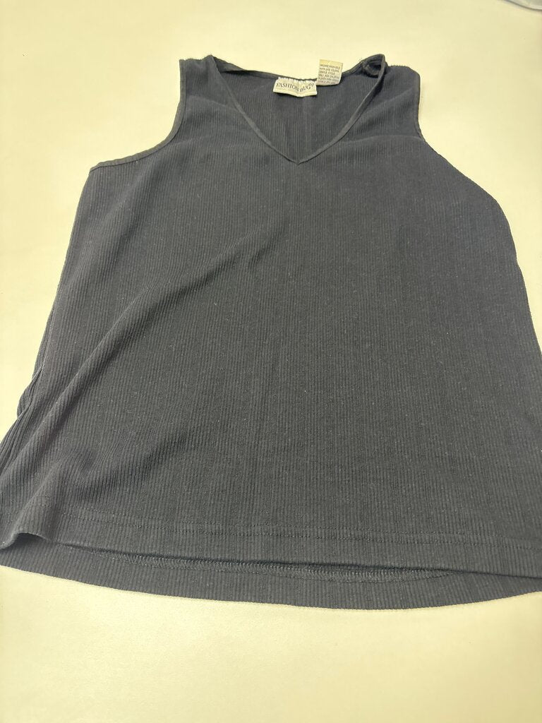 Fashion Bug Black V-Neck Tank Top