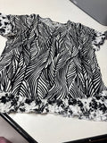 Cato Women's Leaf Print Top