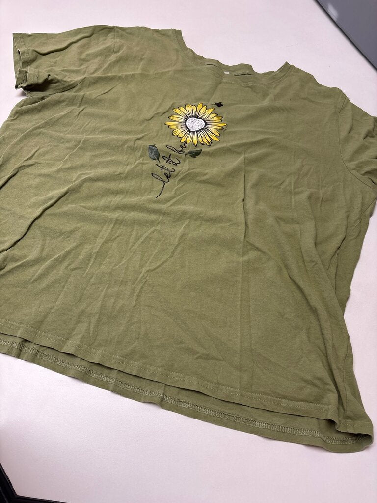 Let It Be Sunflower Graphic Tee