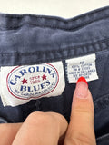 Carolina Blues Cargo Shorts Size 18