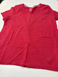 Time and Tru Red V-Neck T-Shirt