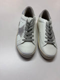 White and Silver Superstar Sneakers