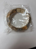 Fashionable Gold Bracelet with Rhinestones