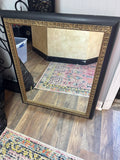 Decorative Wall Mirror with Gold Accents