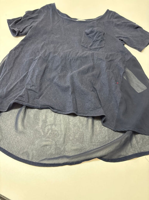 Abercrombie & Fitch Women's Sheer Overlay Top