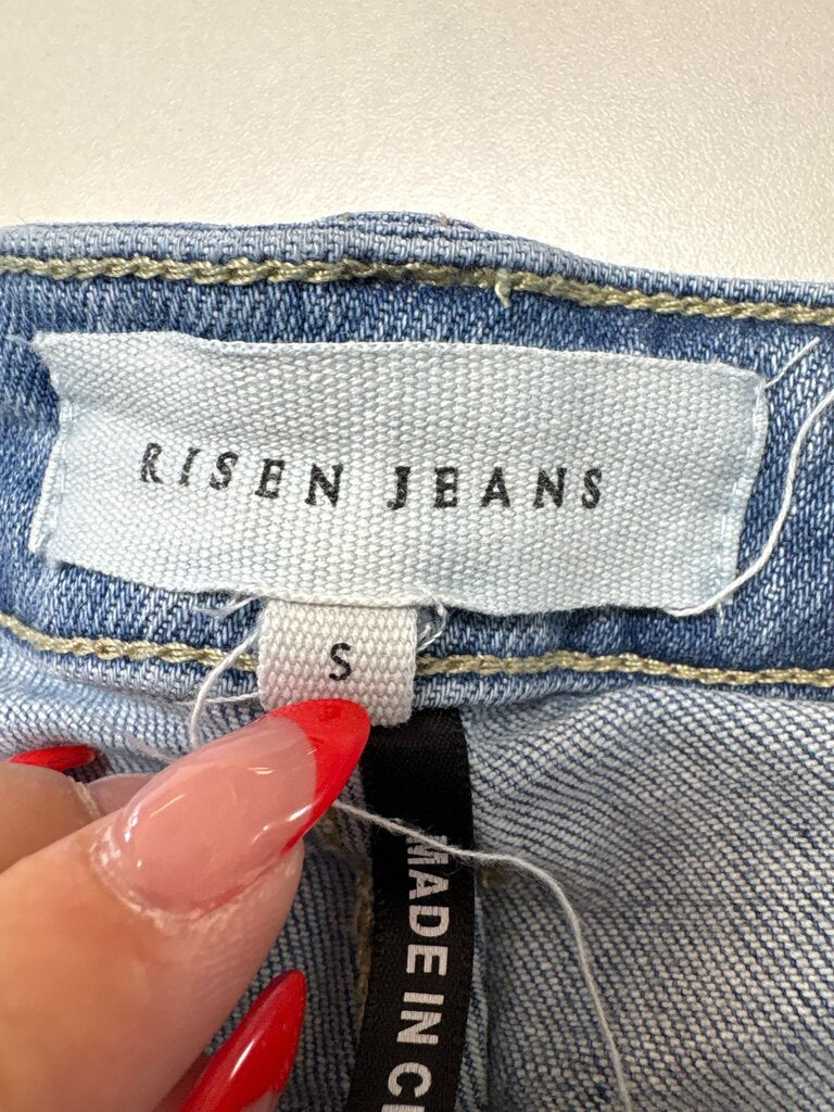 Risen Jeans Distressed Denim Shorts