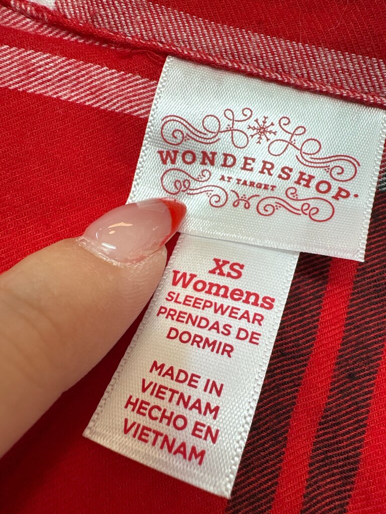 Wondershop Women's Red Plaid Sleepwear