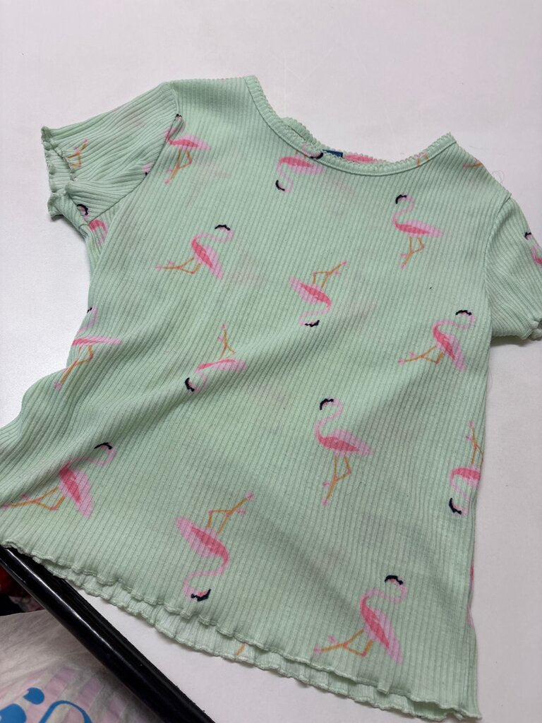 Old Navy Girls Flamingo Print Tee