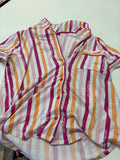 Joyspun Women's Striped Short Sleeve Shirt
