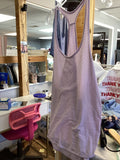 Purple Striped Tank Top