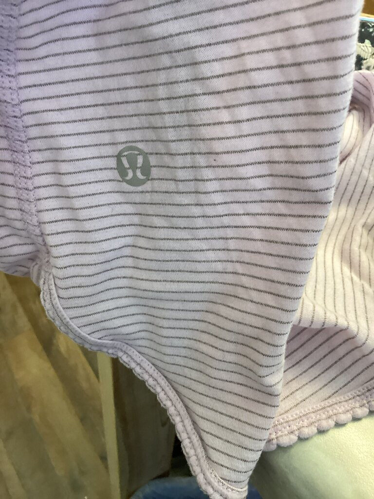 Purple Striped Tank Top
