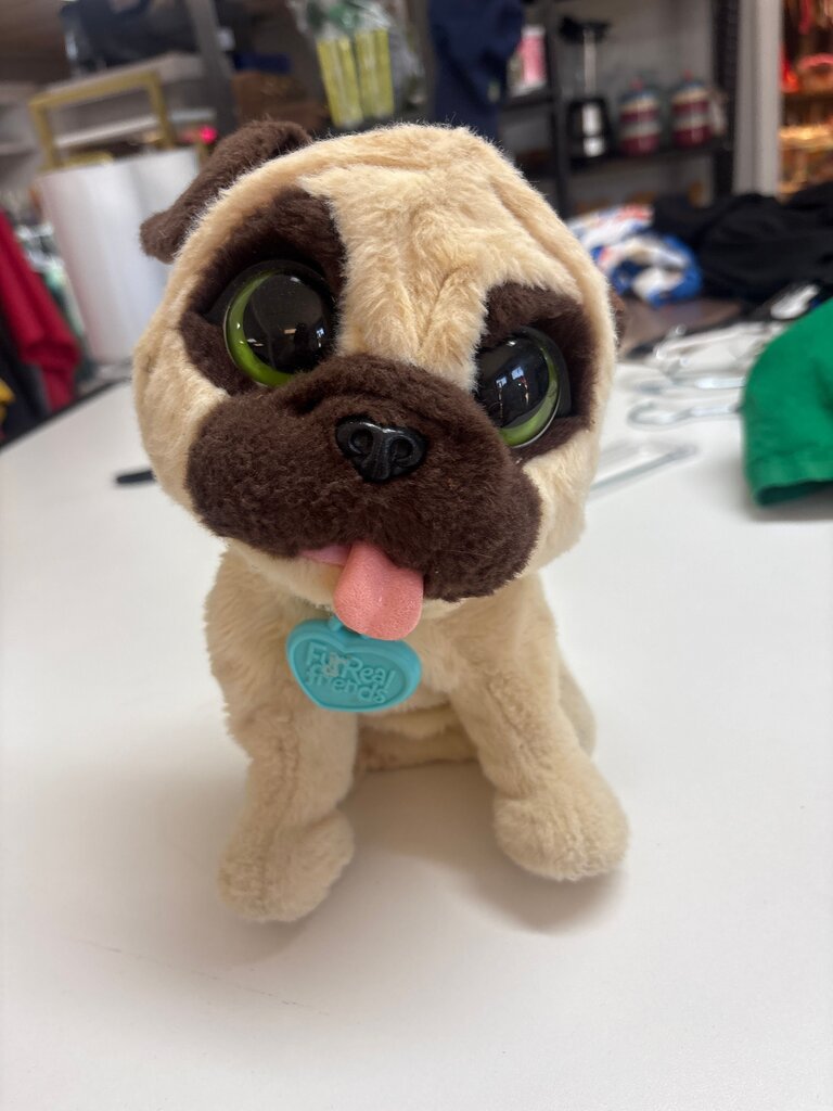 FunReal Friends Plush Pug Dog