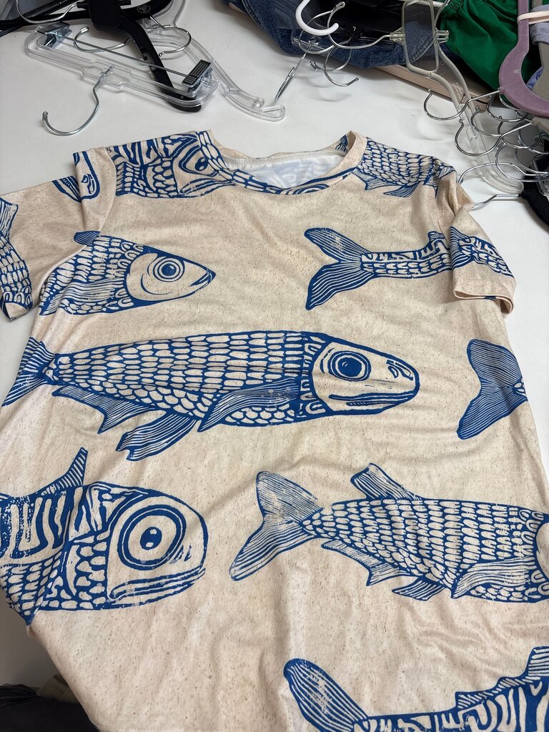 Fish Graphic Print T-Shirt
