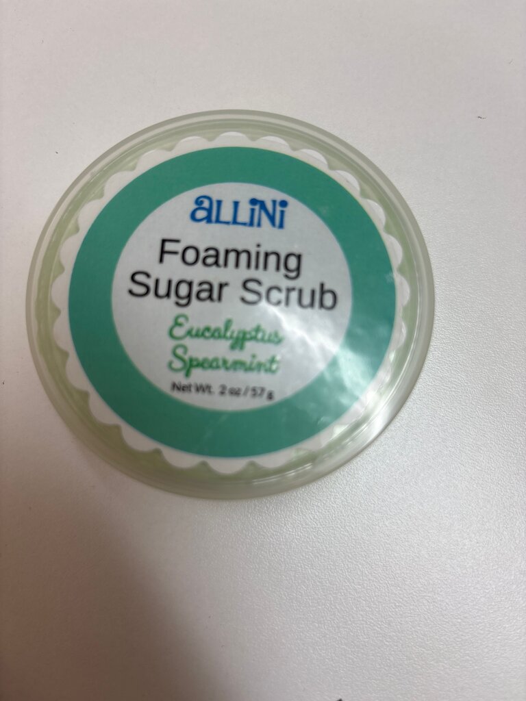 Allini Foaming Sugar Scrub Eucalyptus Spearmint