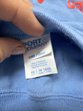 Blue Youth Sweatshirt with Raised Right Design