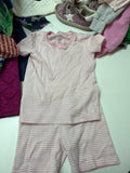 Petite Plume Pink Striped Pajama Set