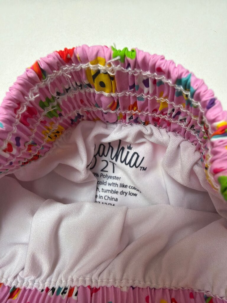 Girls' Colorful Graphic Print Shorts