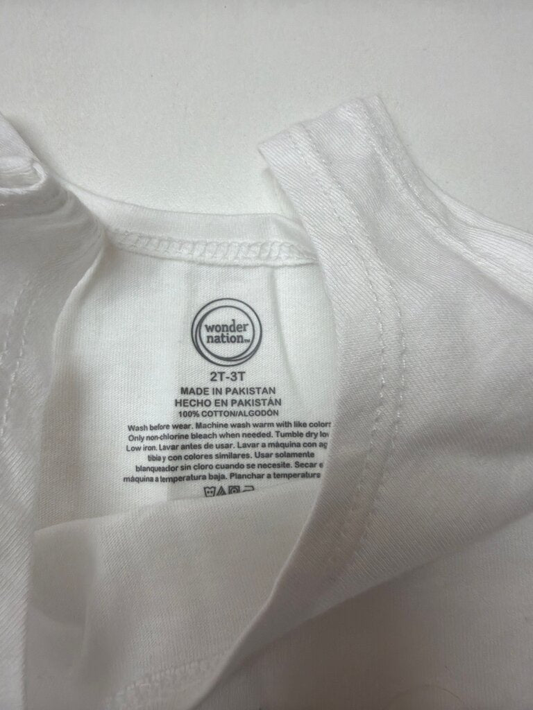 Wonder Nation White Tank Top