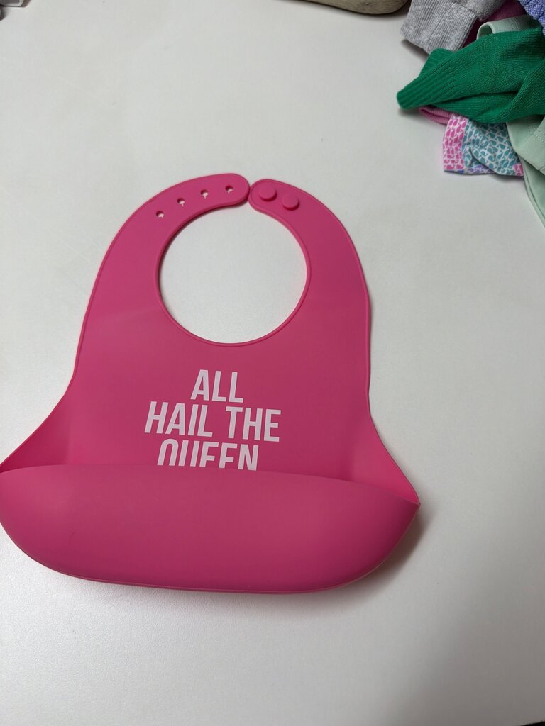 All Hail the Queen Silicone Bib