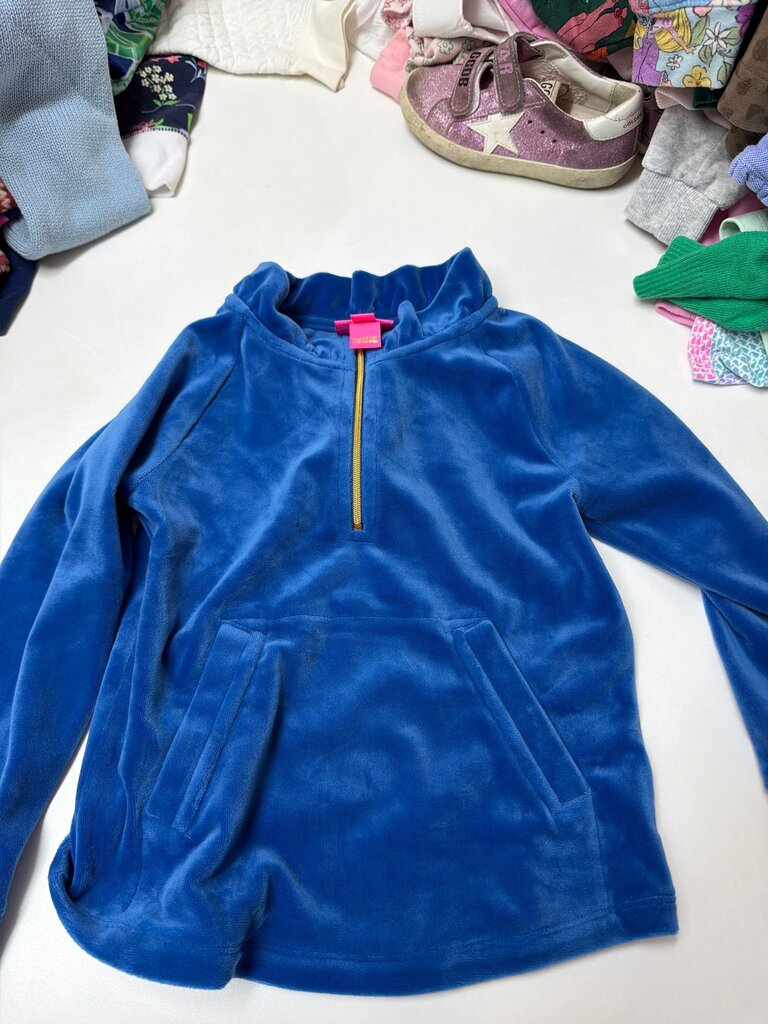 Lilly Pulitzer Blue Fleece Pullover