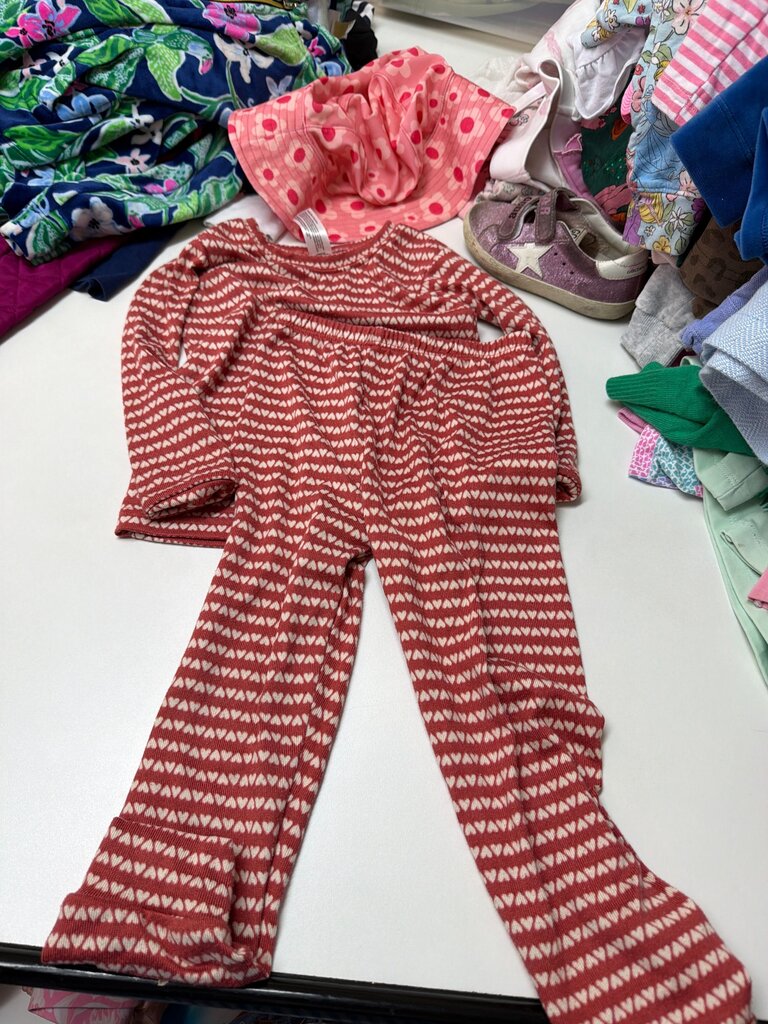 Modern Moments Heart Print Pajama Set