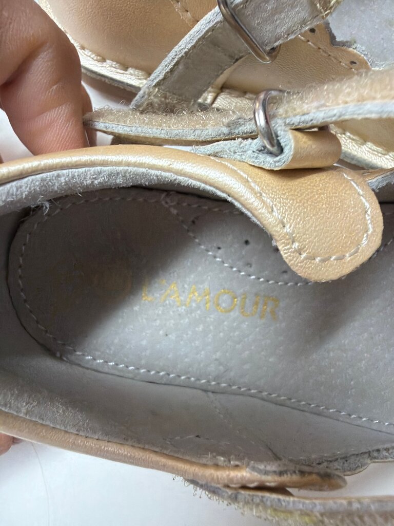 Girls' Gold Mary Jane Shoes
