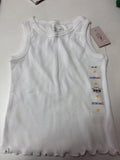 Garanimals White Tank Top for Toddlers