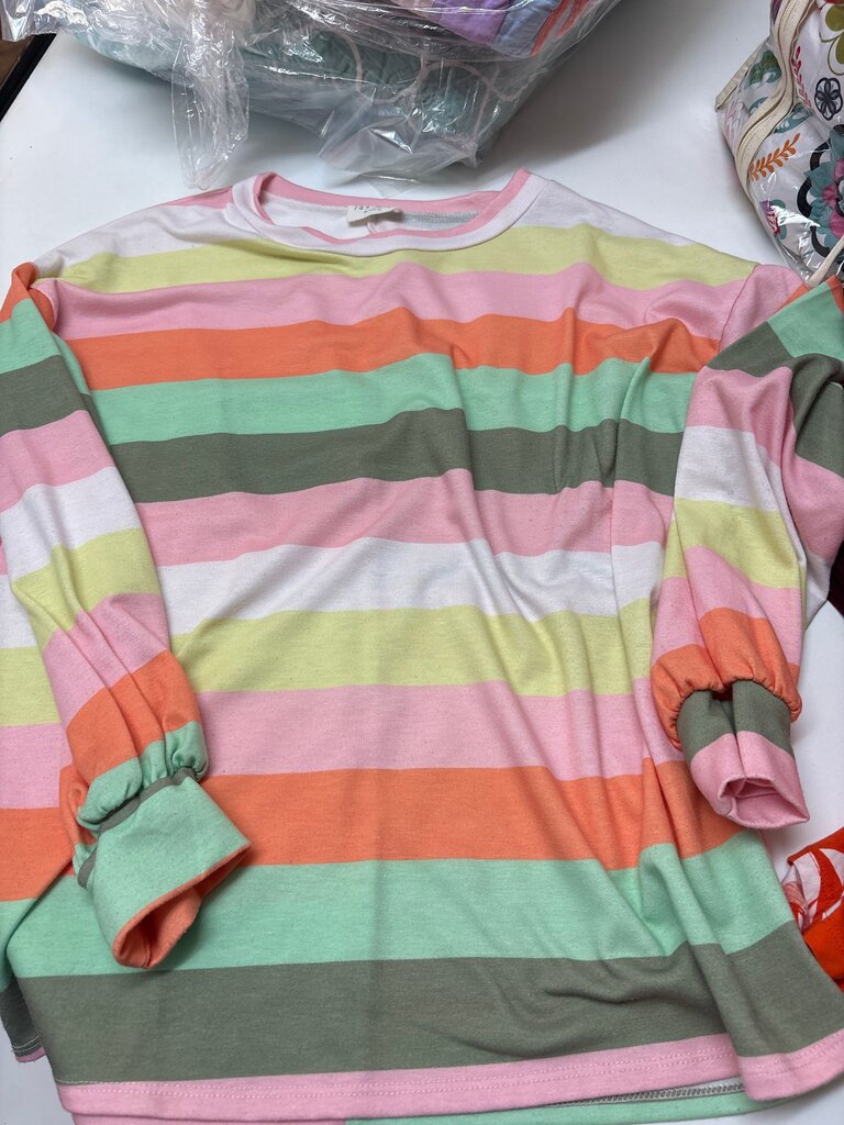 Multicolored Striped Long Sleeve Shirt