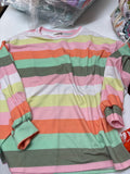 Multicolored Striped Long Sleeve Shirt