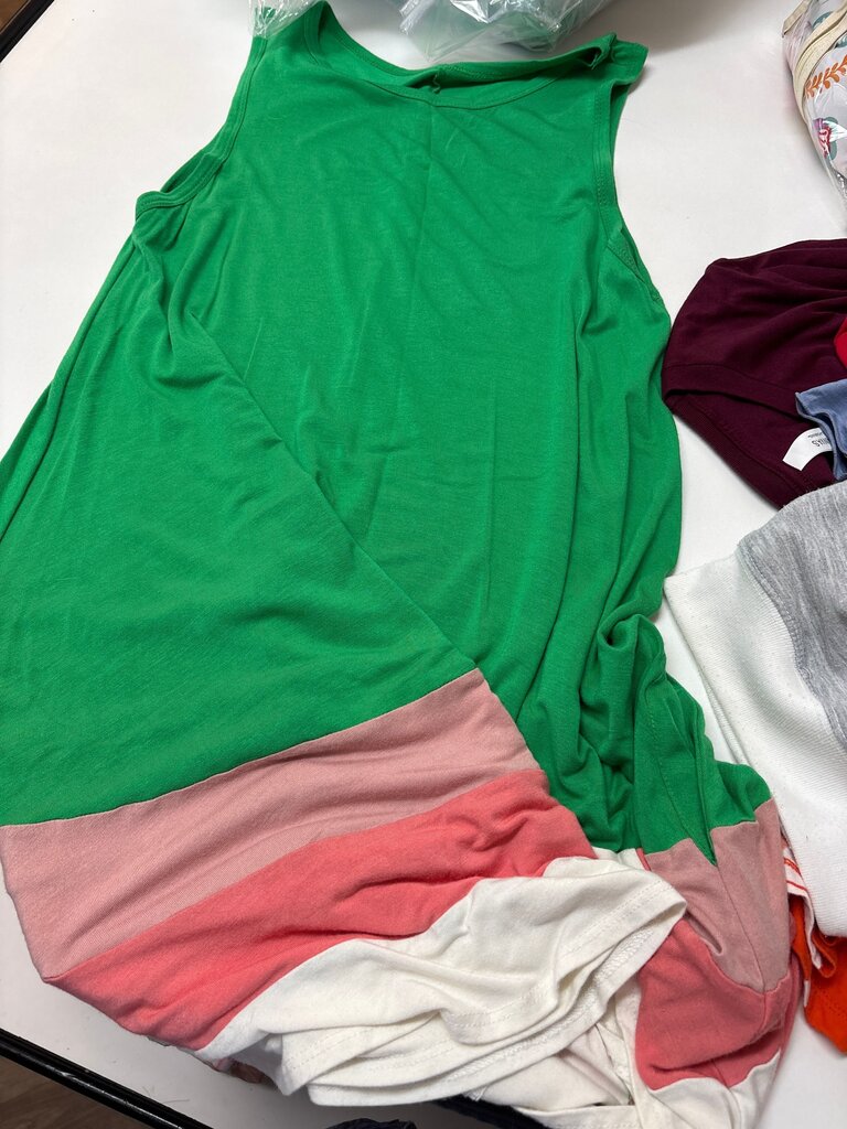 Casual Color Block Tank Top