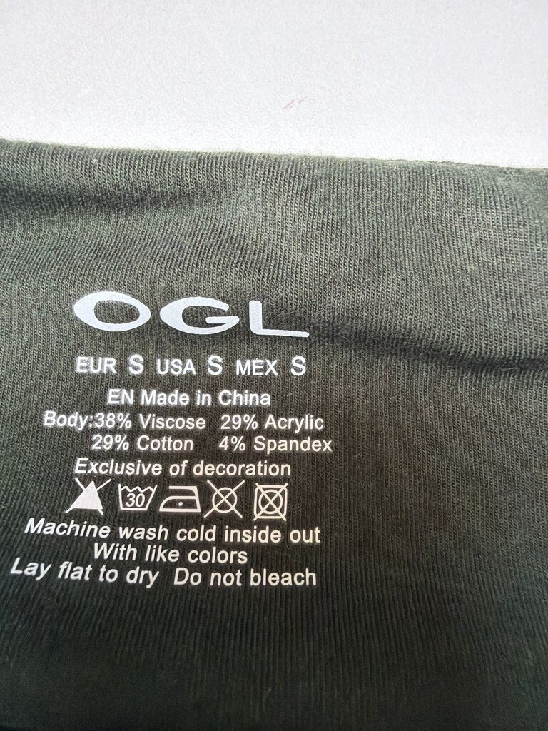 OGL Women's Green Long Sleeve Top
