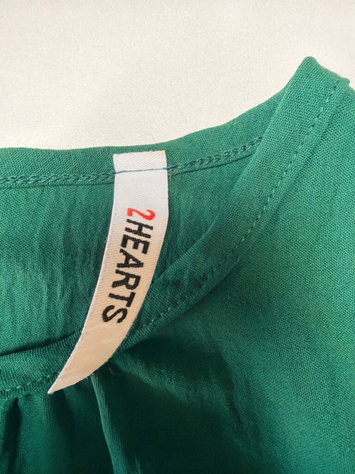 2 Hearts Green Blouse