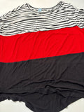 M. FASIS Striped Color Block Top